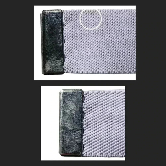 Vintage 1980s Cabbage Patch  Kids stretch belt youth plastic buckle purple 26" L - Picture 10 of 10